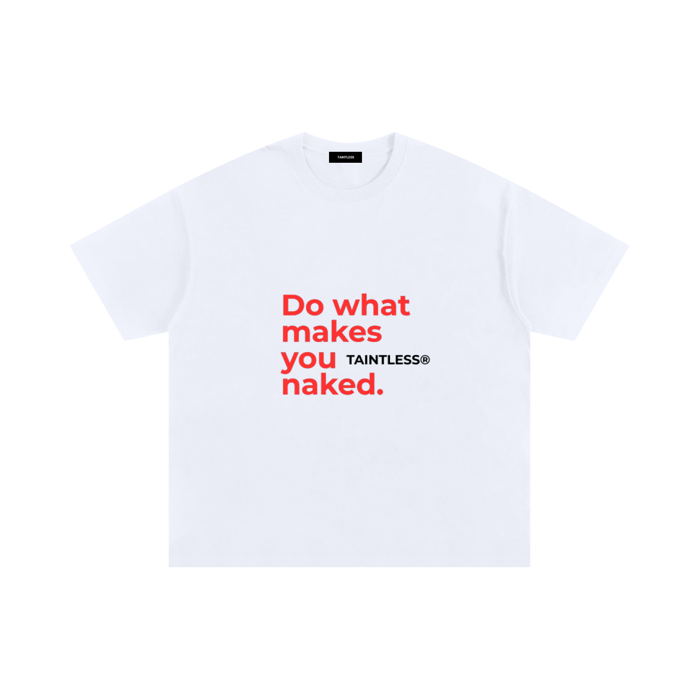 Naked Unisex Oversized Cotton T-Shirt