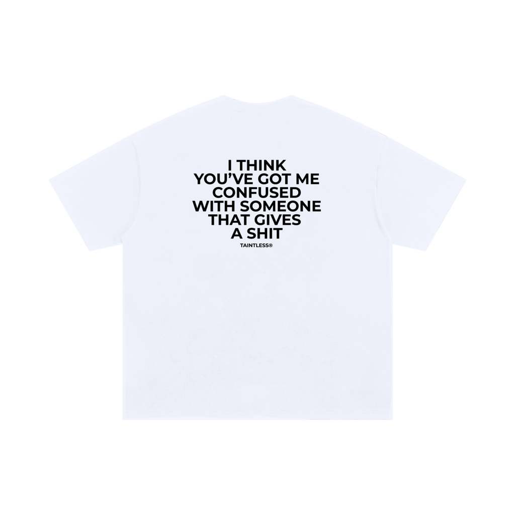 Confused Unisex Oversized Cotton T-Shirt