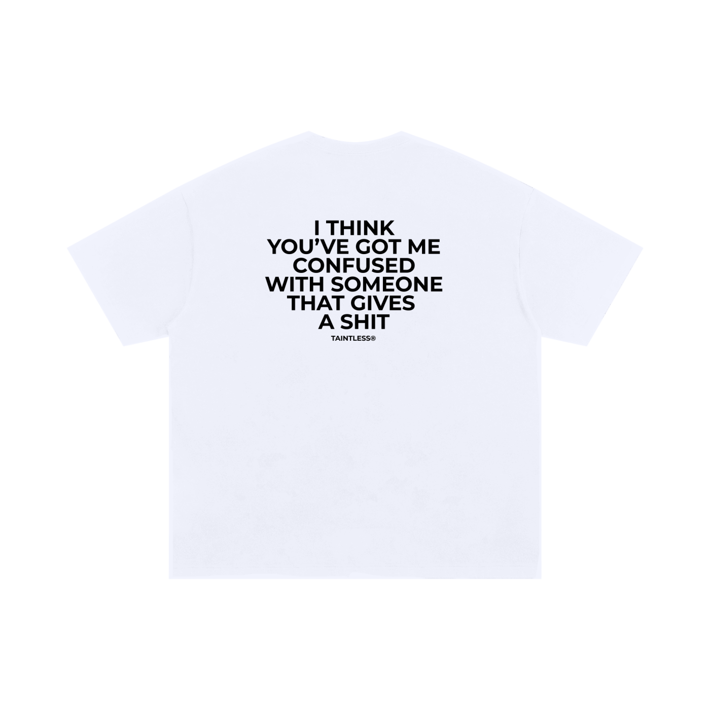 Confused Unisex Oversized Cotton T-Shirt